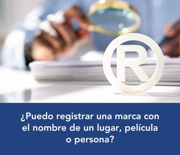 Cómo registrar una marca usando el nombre de un lugar, persona o película